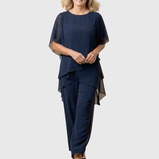 Elara | Conjunto Palazzo Fluido para Comodidad y Estilo Elegantes