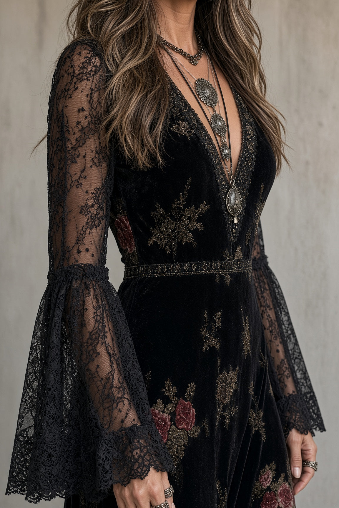 Natalina | Vestido de Terciopelo
