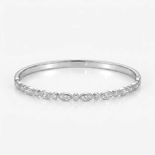 Pulsera elegante en oro con circonita