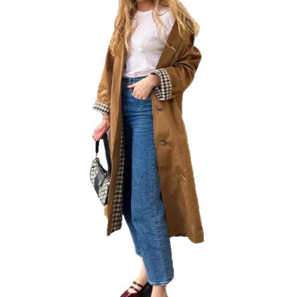 Lucia | Gabardina Larga Oversize Refinada
