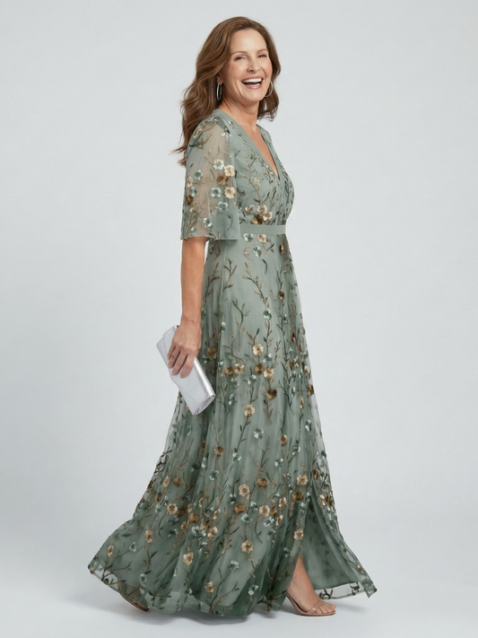 Selora | Vestido Maxi Fluido con Cuello Halter
