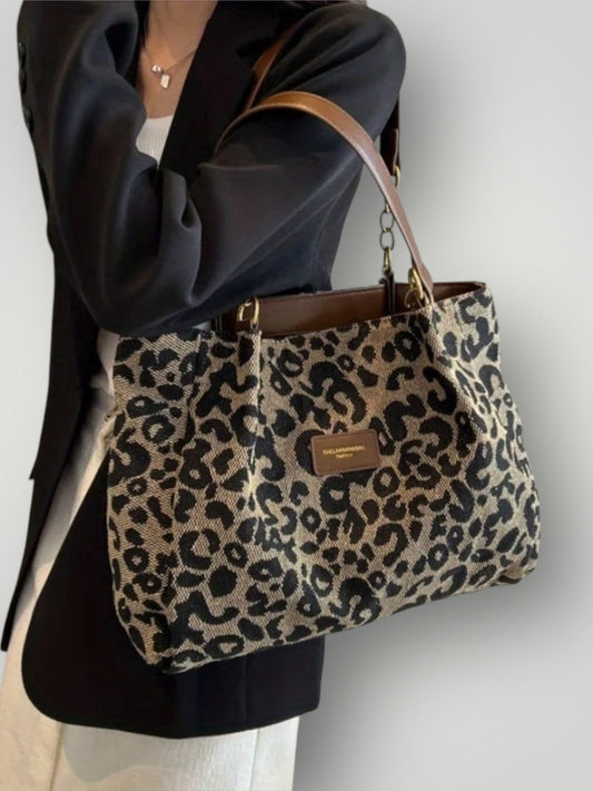 Leonara | Bolso bandolera con estampado de leopardo