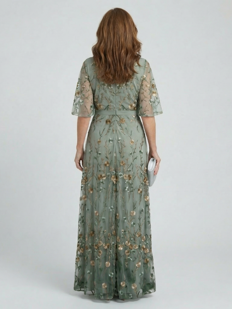 Selora | Vestido Maxi Fluido con Cuello Halter