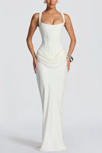 Éléonore | Maxivestido con Escote Cuadrado