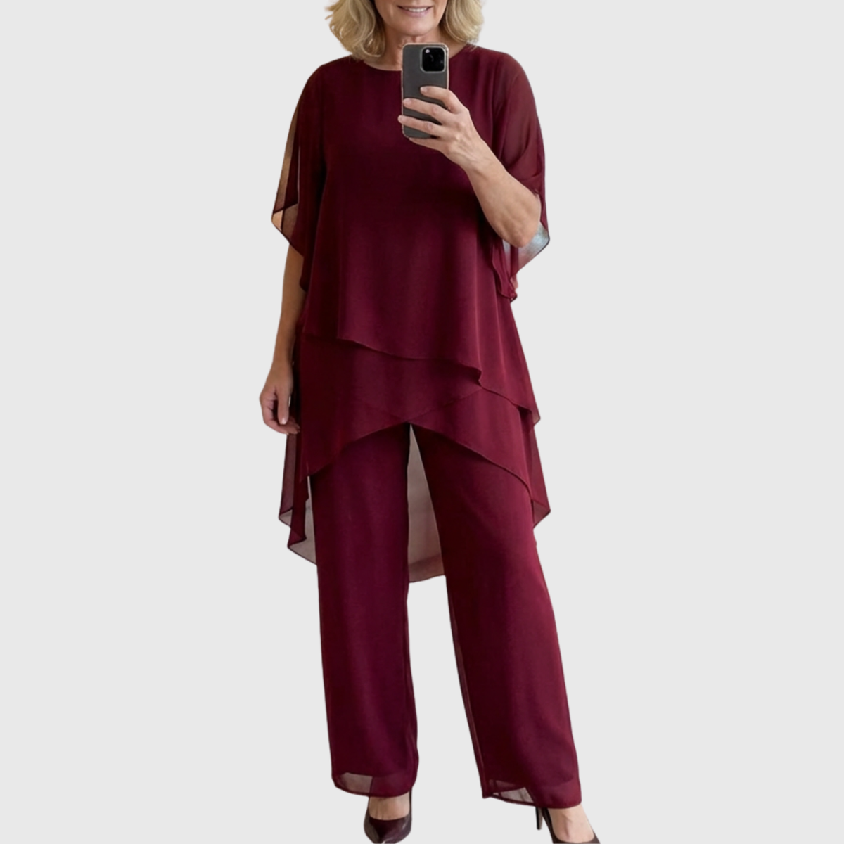 Elara | Conjunto Palazzo Fluido para Comodidad y Estilo Elegantes