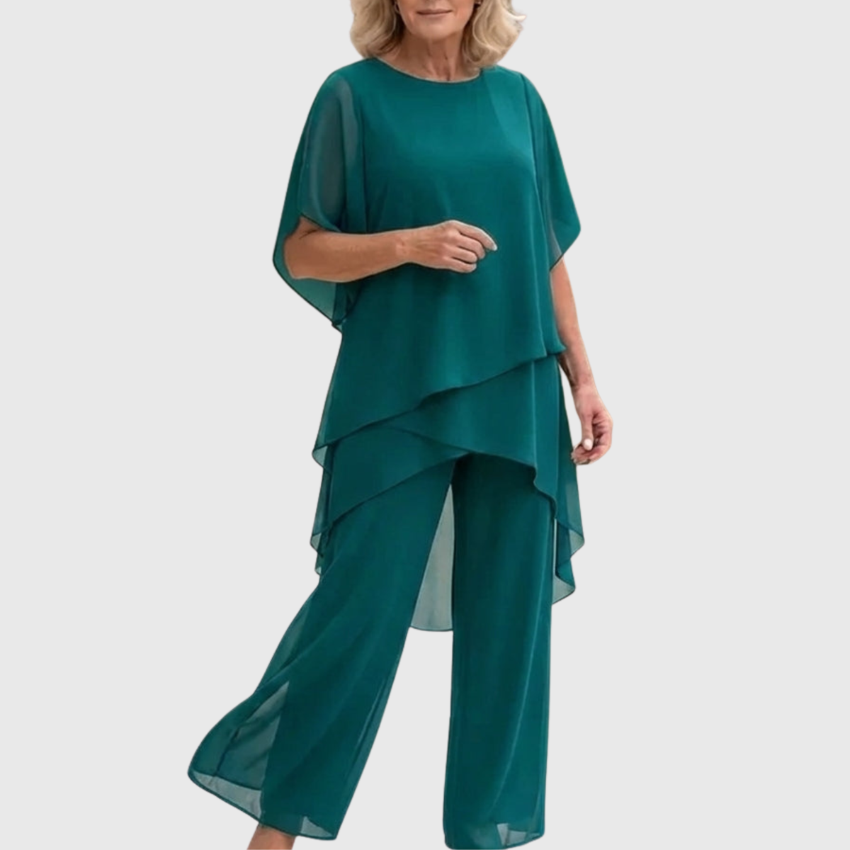 Elara | Conjunto Palazzo Fluido para Comodidad y Estilo Elegantes