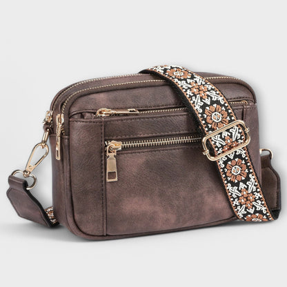 Elain - Bolso bandolera vegano de piel sintética