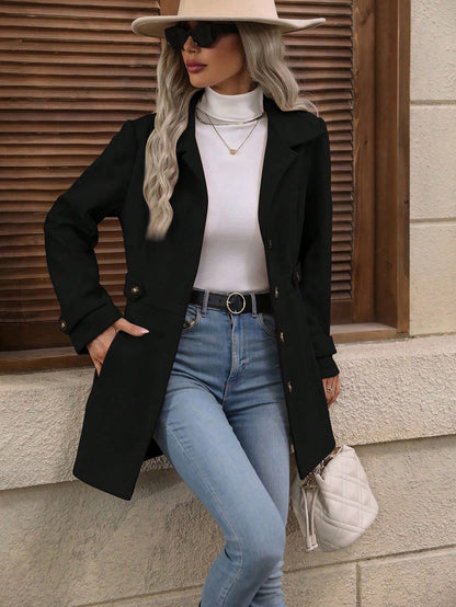 GABARDINA CLÁSICA ELEGANTE ATEMPORAL PARA MUJER