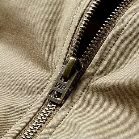 Bomber para Hombre Vintage con Cremallera Metálica