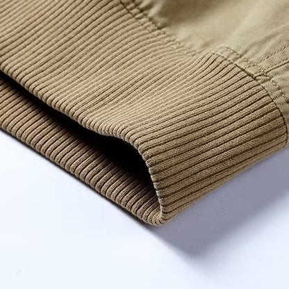 Bomber para Hombre Vintage con Cremallera Metálica