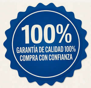 100% GARANTÍA DE SATISFACCIÓN