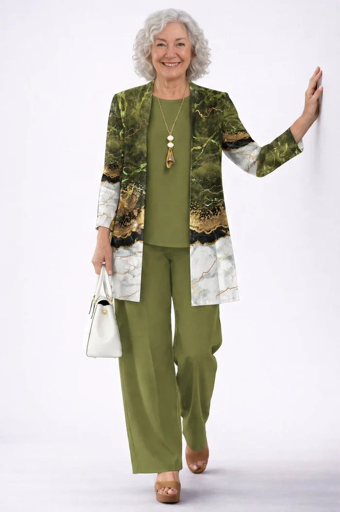 Inés | Conjunto de Tres Piezas Elegancia Clásica
