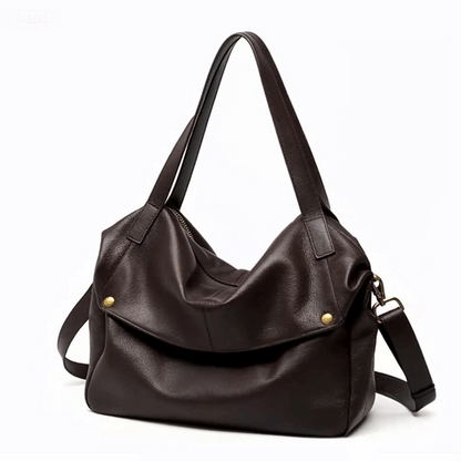 Adriana | Bolso minimalista de piel auténtica suave y retro para diario