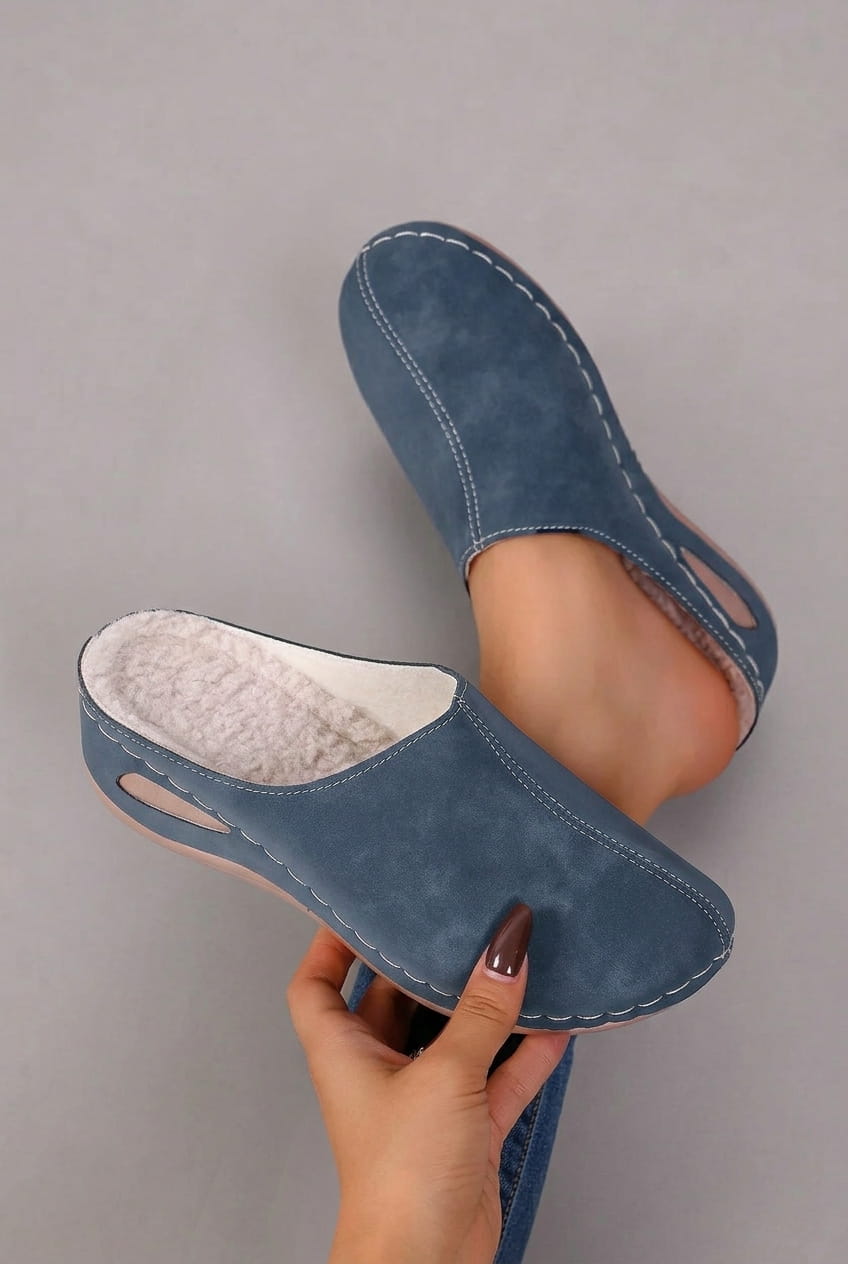 Elena | Zapatillas de Casa Ortopédicas Calentitas para el Confort Diario