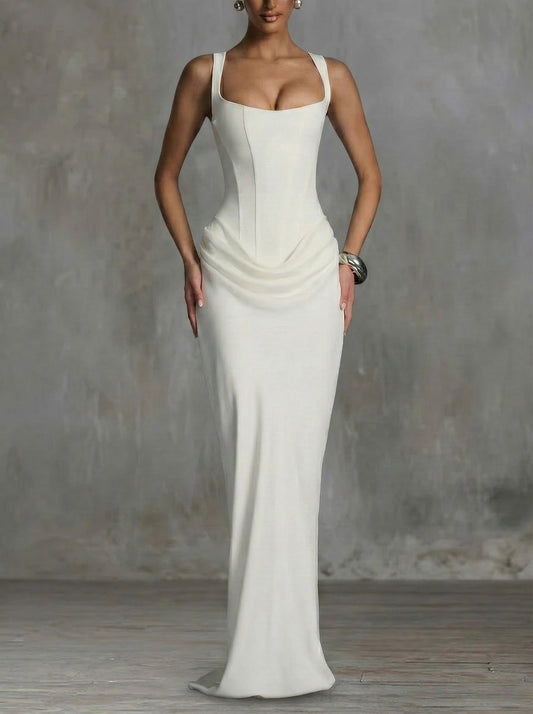 Éléonore | Maxivestido con Escote Cuadrado