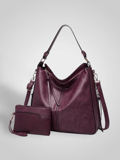 Sofía | Bolso hobo de lujo de piel antirrobo