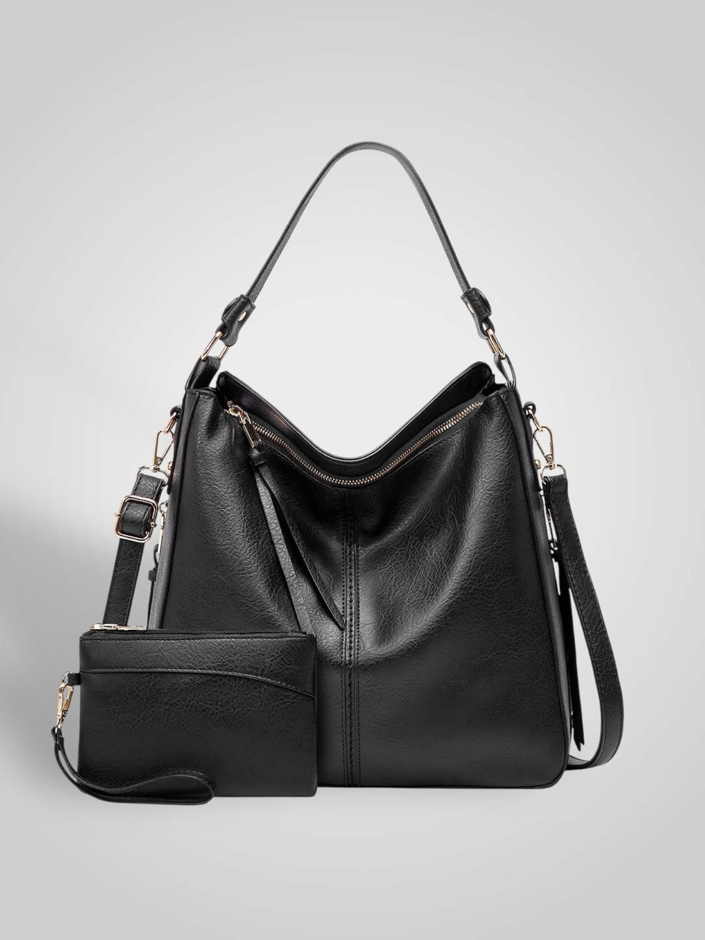 Sofía | Bolso hobo de lujo de piel antirrobo