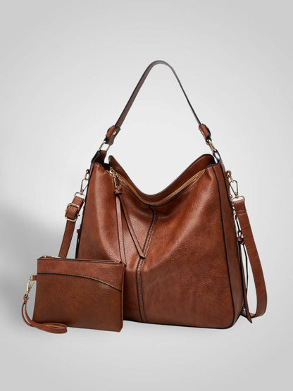 Sofía | Bolso hobo de lujo de piel antirrobo