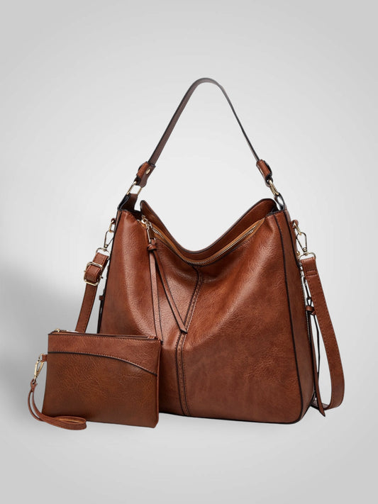 Sofía | Bolso hobo de lujo de piel antirrobo