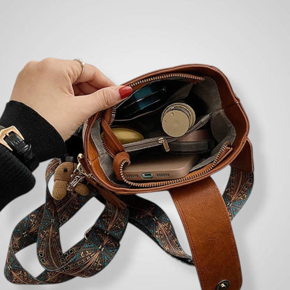 Olmo | Bolso retro con bandolera ancha ajustable