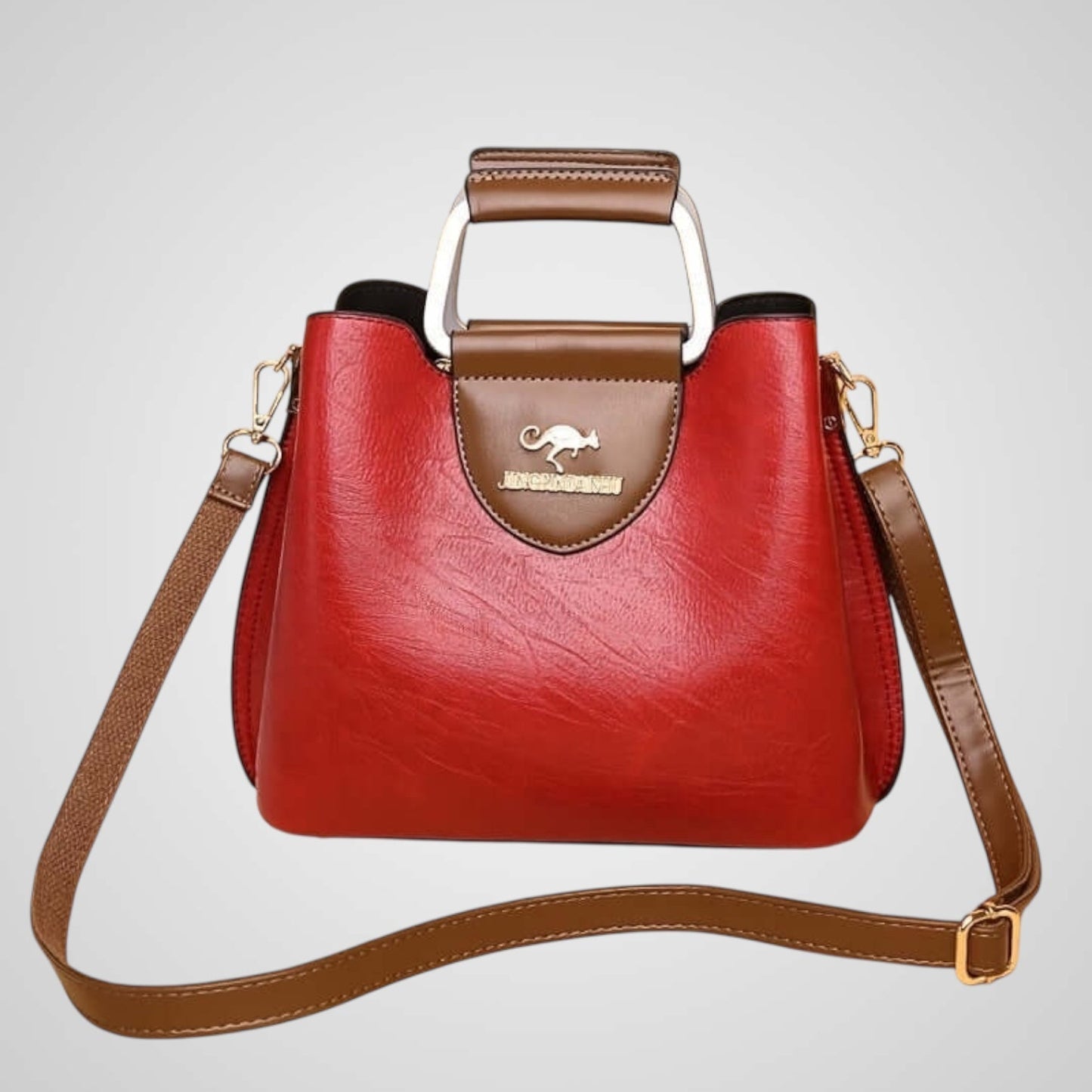 Ana | Elegante bolso de piel bicolor
