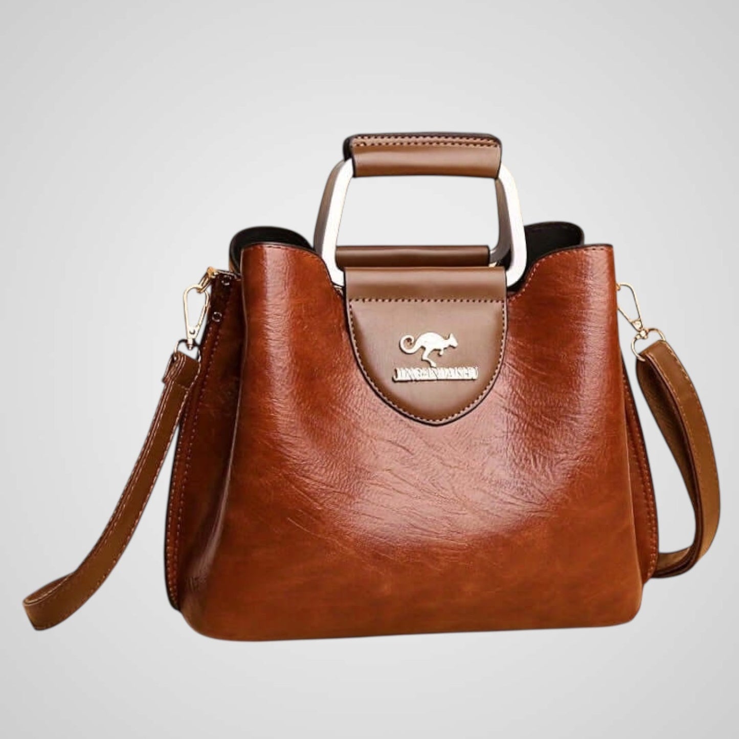 Ana | Elegante bolso de piel bicolor