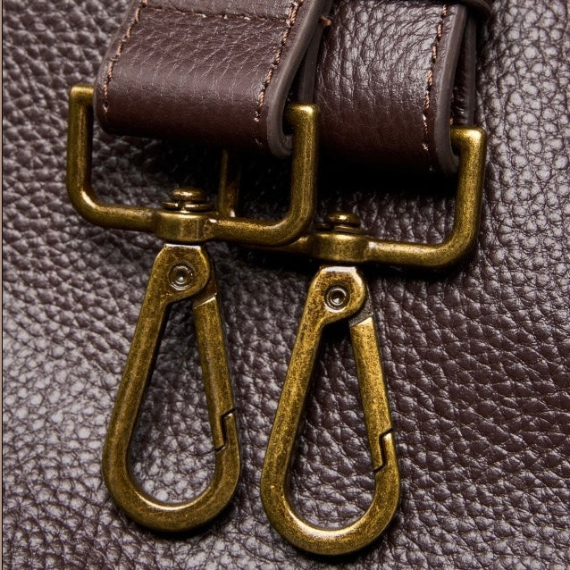 Adriana | Bolso minimalista de piel auténtica suave y retro para diario