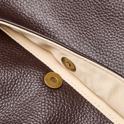 Adriana | Bolso minimalista de piel auténtica suave y retro para diario