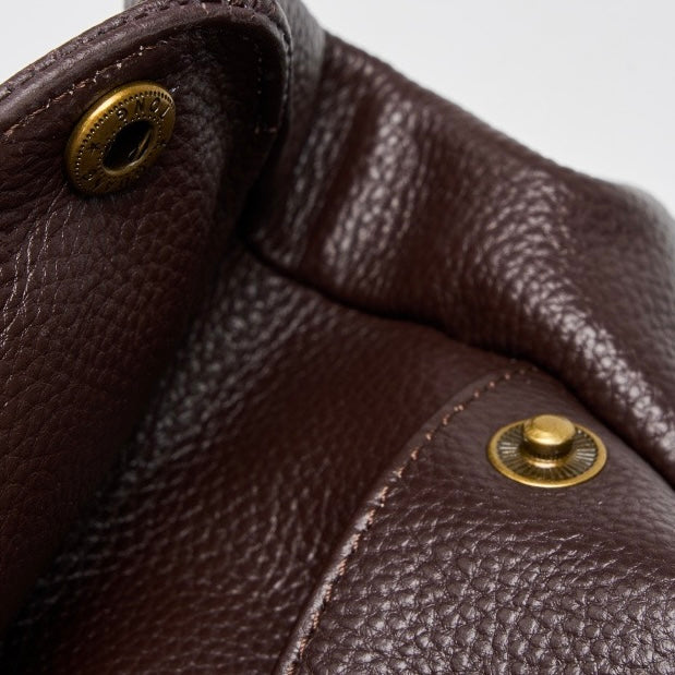Adriana | Bolso minimalista de piel auténtica suave y retro para diario