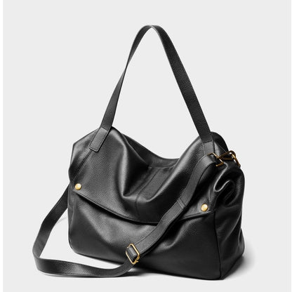 Adriana | Bolso minimalista de piel auténtica suave y retro para diario