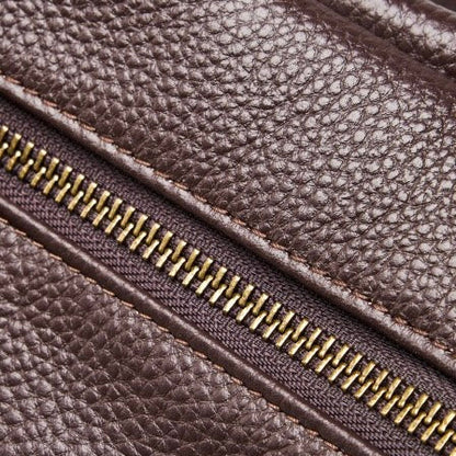Adriana | Bolso minimalista de piel auténtica suave y retro para diario