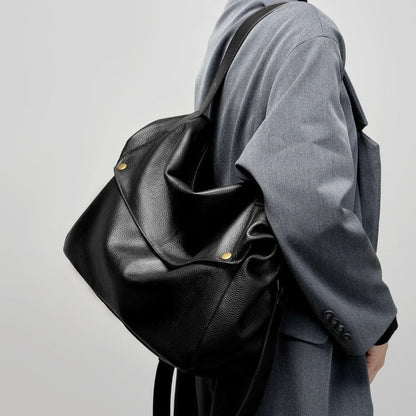 Adriana | Bolso minimalista de piel auténtica suave y retro para diario