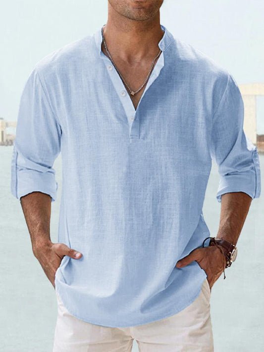 Camisa Transpirable de Lino