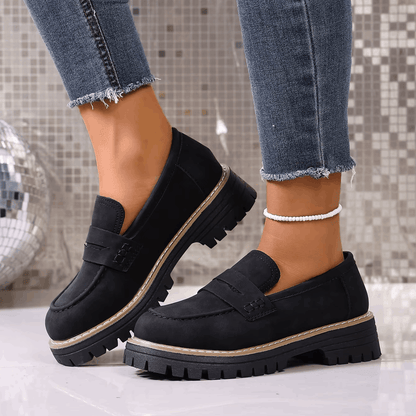 Elsa | Mocasines con Plataforma Estilo College