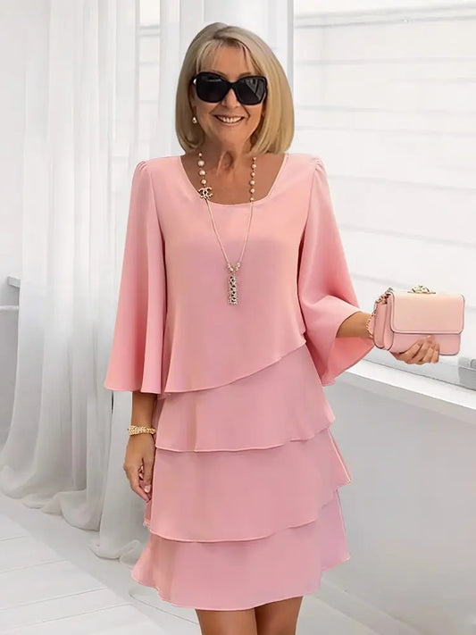 Catherine | Vestido Elegante con Volantes