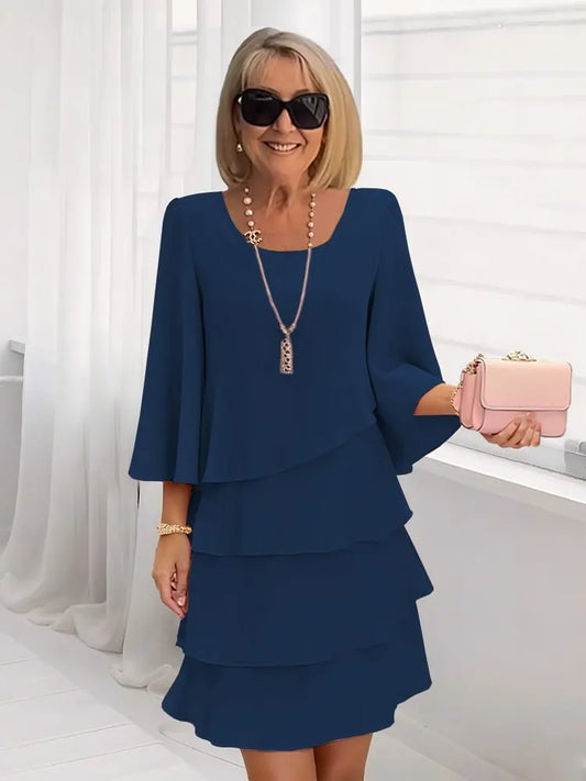 Catherine | Vestido Elegante con Volantes