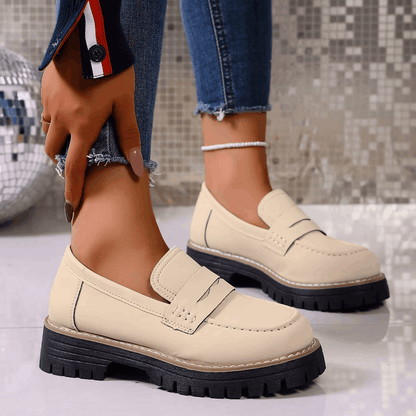 Elsa | Mocasines con Plataforma Estilo College