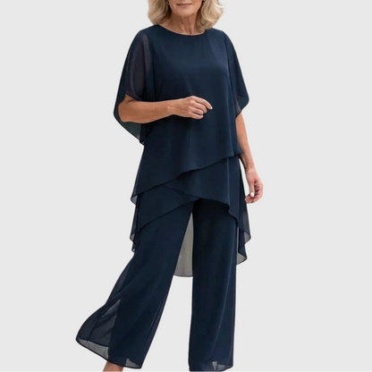 Elara | Conjunto Palazzo Fluido para Comodidad y Estilo Elegantes