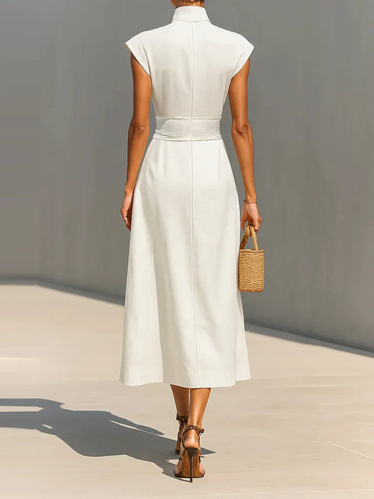 Vestido Midi Plisado Clara