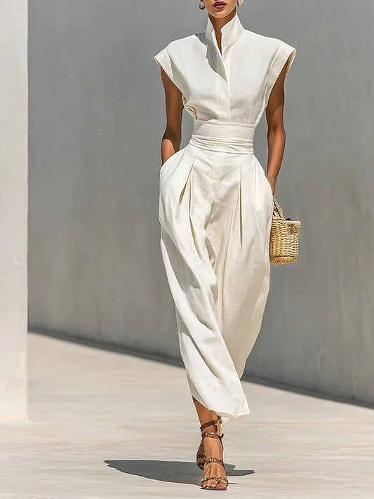 Vestido Midi Plisado Clara