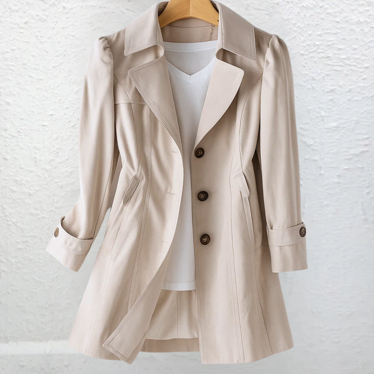 ABRIGO LARGO ELEGANTE PARA MUJER