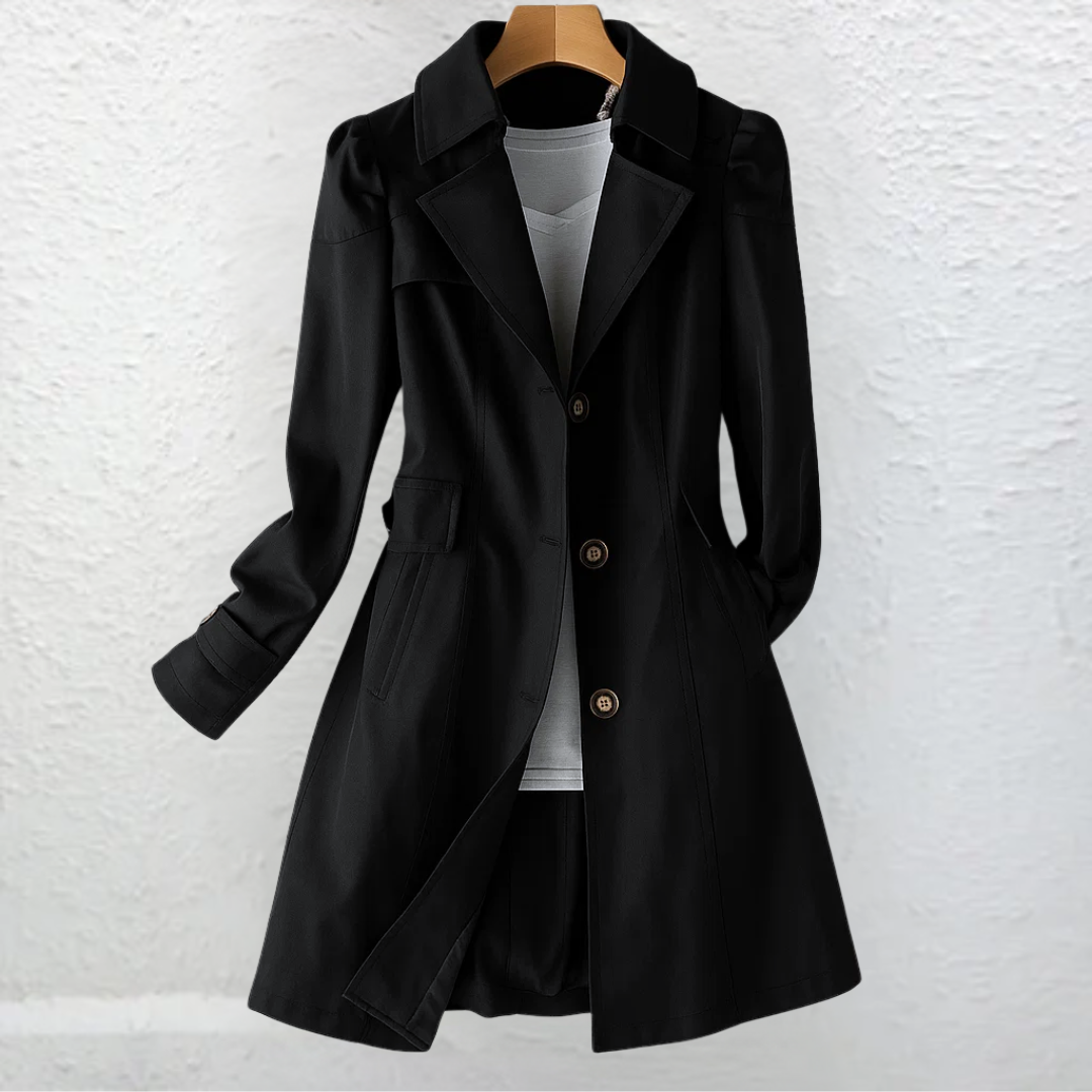 ABRIGO LARGO ELEGANTE PARA MUJER