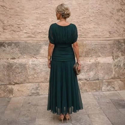 Mikaela | Vestido Maxi de Hombros Descubiertos