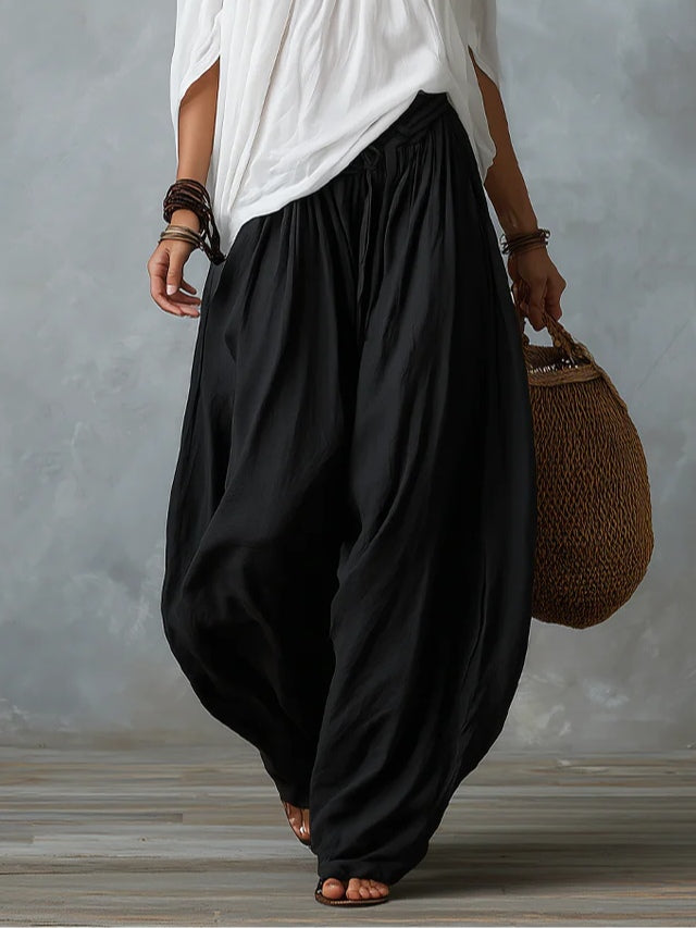 Luna | Conjunto con Hombros Descubiertos y Pantalón Fluido
