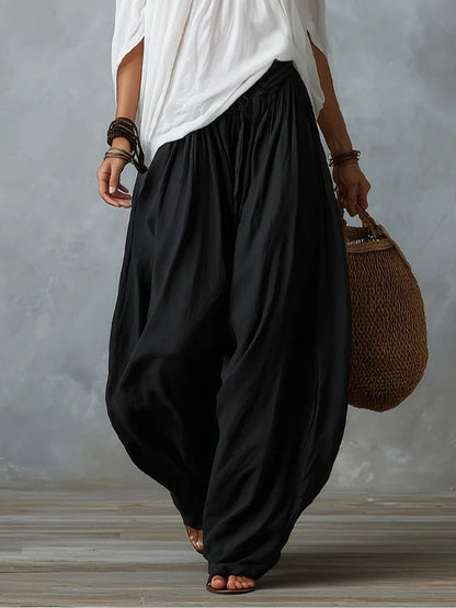 Luna | Conjunto con Hombros Descubiertos y Pantalón Fluido