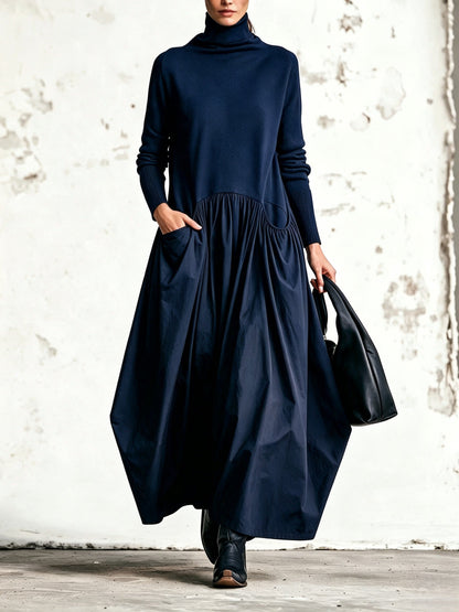 Monroe | Maxivestido de Cuello Alto