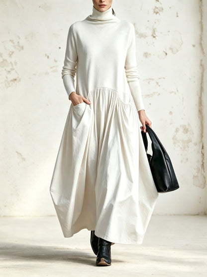Monroe | Maxivestido de Cuello Alto