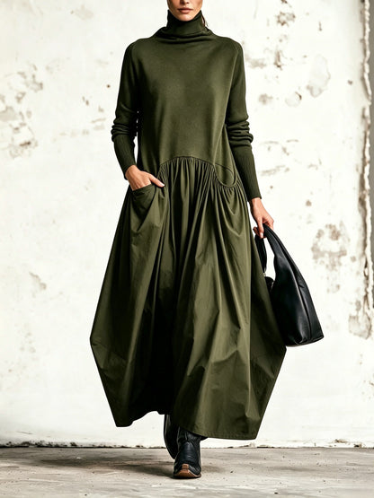Monroe | Maxivestido de Cuello Alto