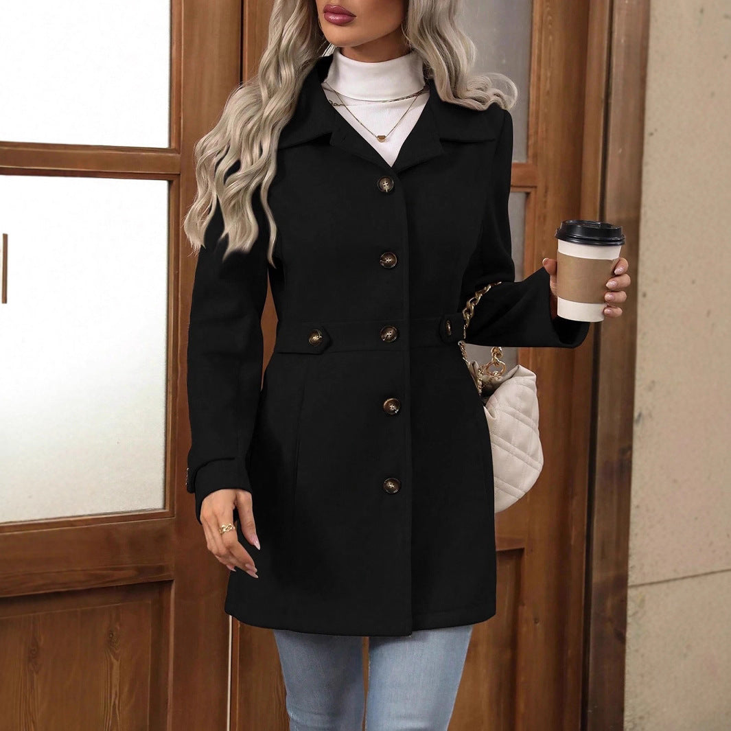 GABARDINA CLÁSICA ELEGANTE ATEMPORAL PARA MUJER