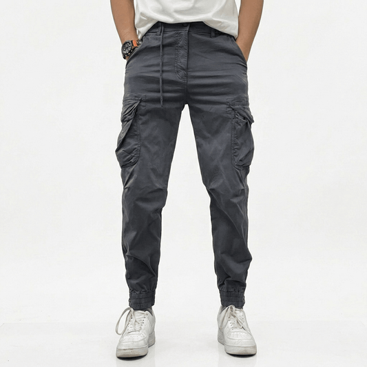 Pantalones Cargo Marino Multibolsillo